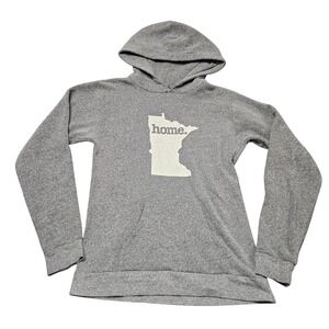 Minnesota Home Hoodie Small Gray Made in USA Sweatshirt Graphic Royal Apparel